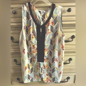 Cabi Grosgrain sleeveless Tunic Large EUC